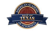 American Academy of Attorneys Best of Texas 2021